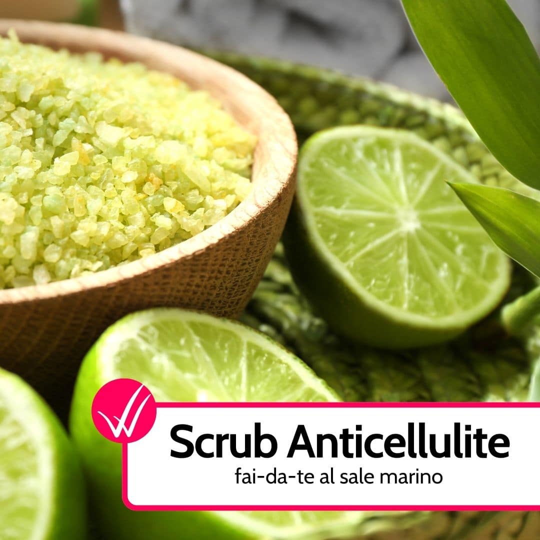 Scrub anticellulite fai-da-te al sale marino